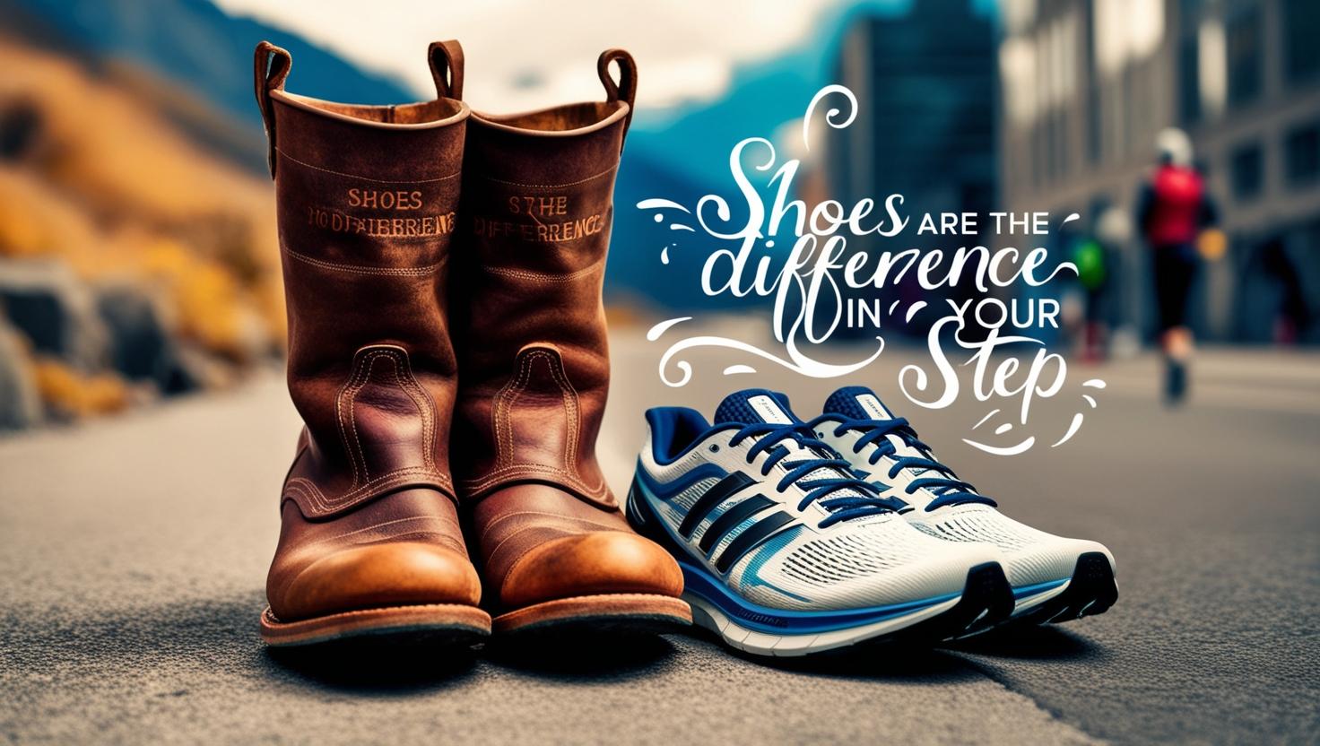 Shoes for the different types of walks